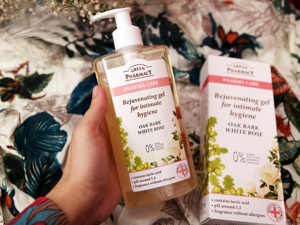 GREEN PHARMACY草本肌曜玫瑰青春彈嫩私密潔膚露300ml/白玉蘭亮白保濕私密潔膚露300ml