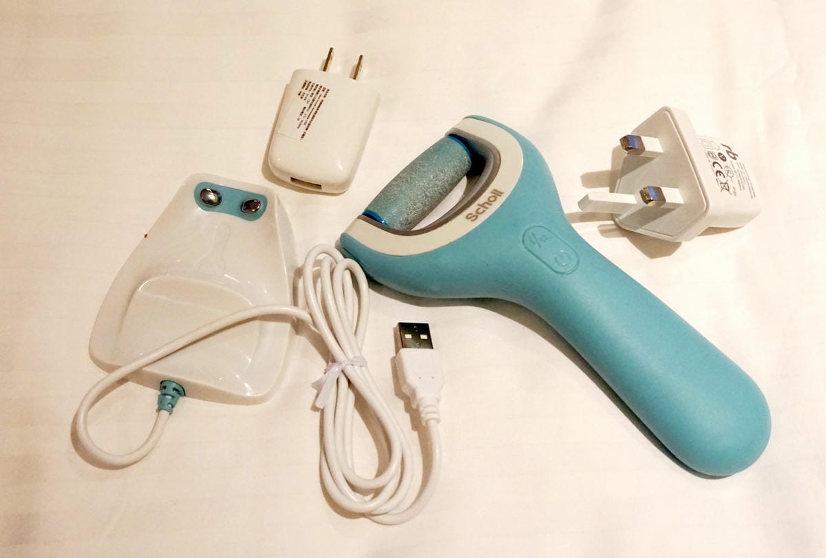 SCHOLL 爽健絲絨柔滑乾濕兩用電動去硬皮機 SCHOLL 爽健絲絨柔滑乾濕兩用電動去硬皮機