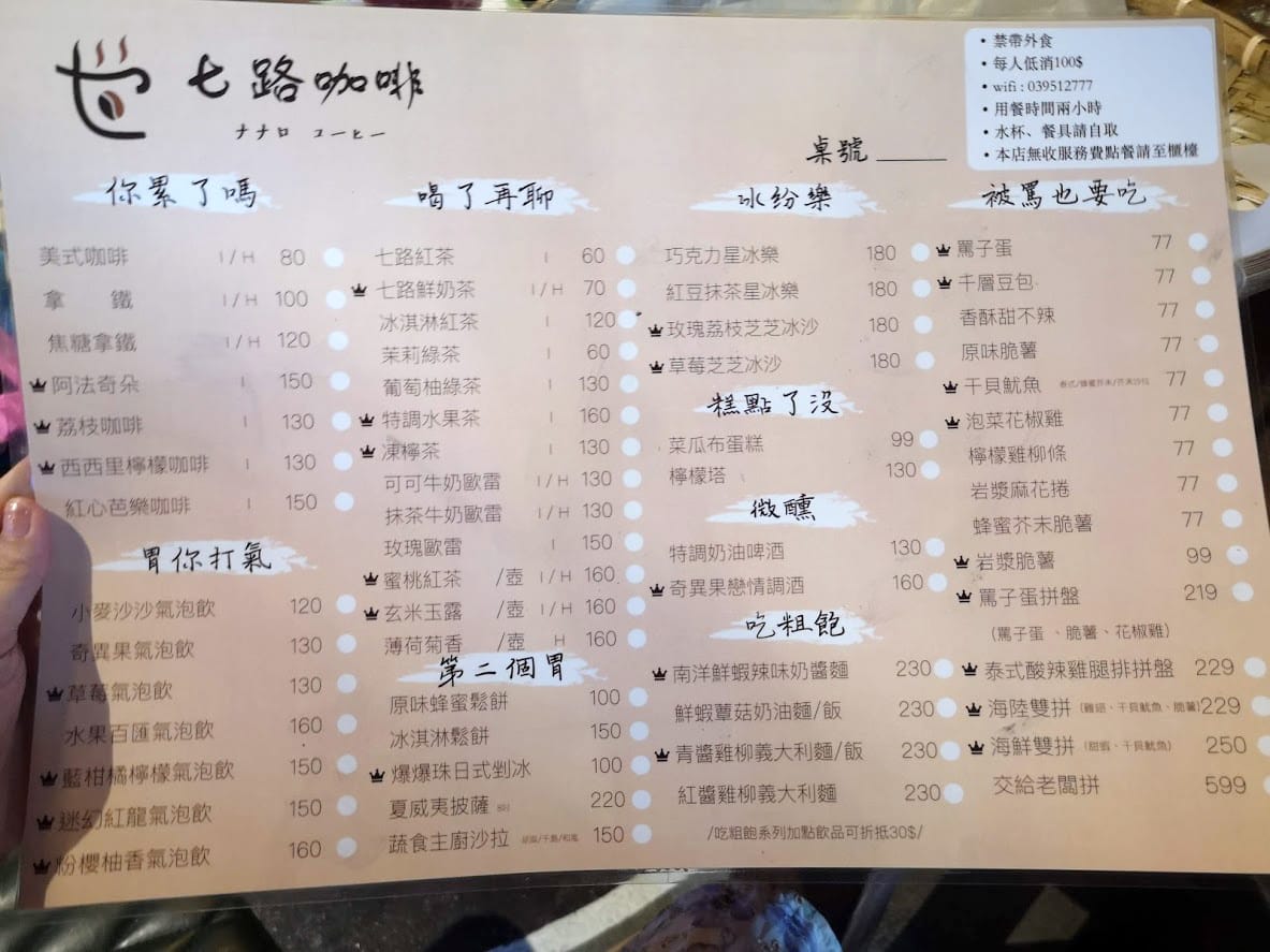 宜蘭餐廳推薦/七路咖啡/宜蘭親子網美餐廳 宜蘭餐廳推薦/七路咖啡/宜蘭親子網美餐廳