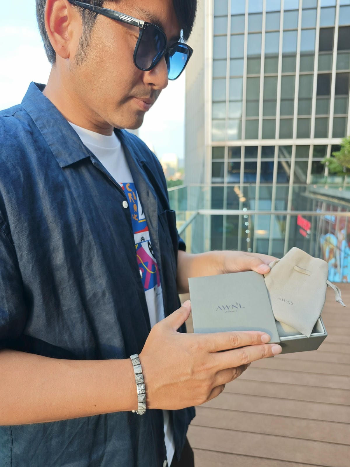 AWNL隕石與天然石輕奢能量珠寶/男性手鍊/明星手鍊/明星水晶手鍊/明星飾品 AWNL隕石與天然石輕奢能量珠寶/男性手鍊/明星手鍊/明星水晶手鍊/明星飾品